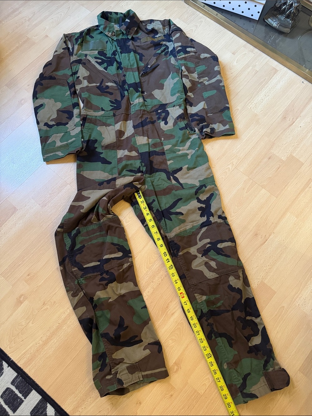 Vintage US Military Mechanic Woodland Coveralls